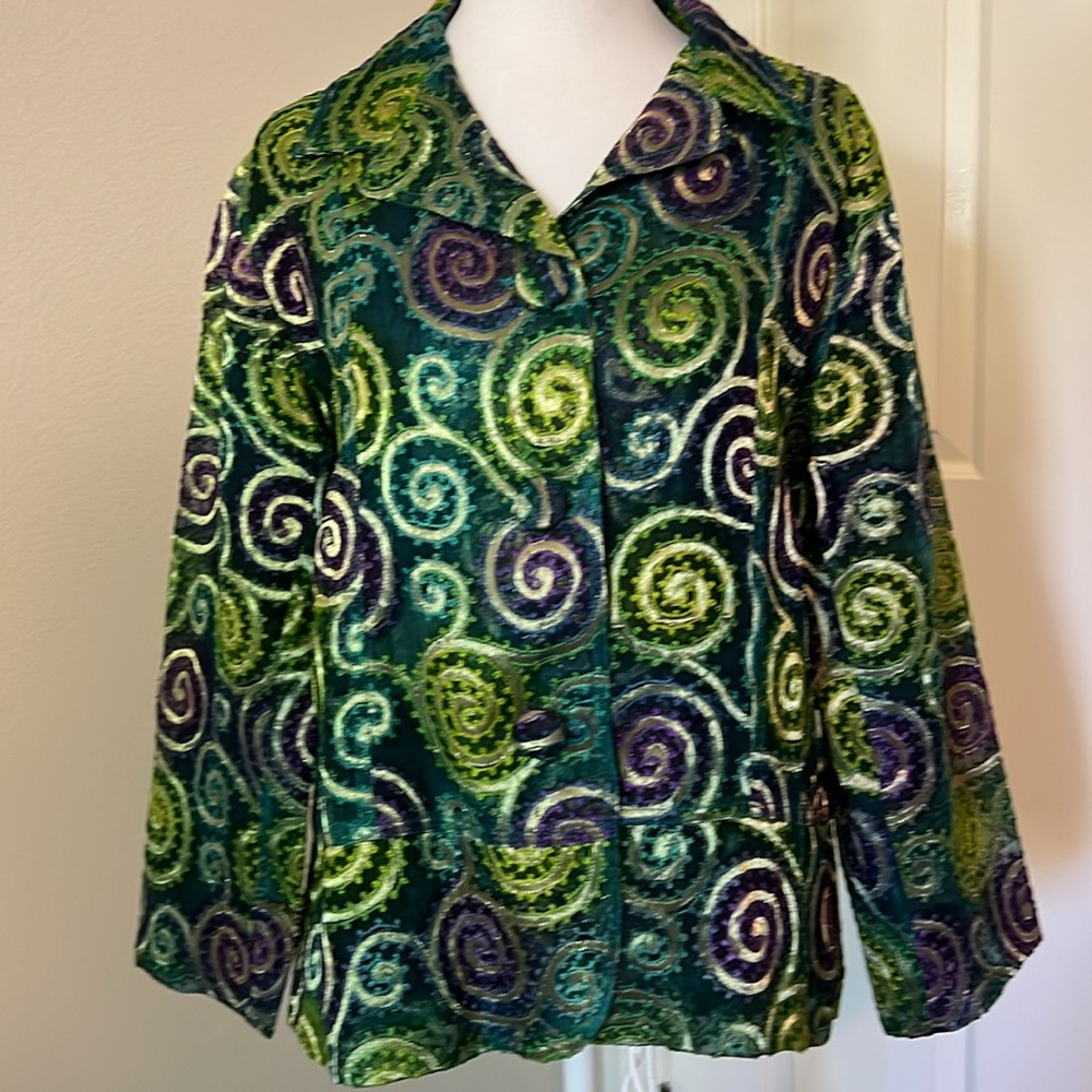 Chicos. Lightweight Jacket With Button Front. Siz… - image 1